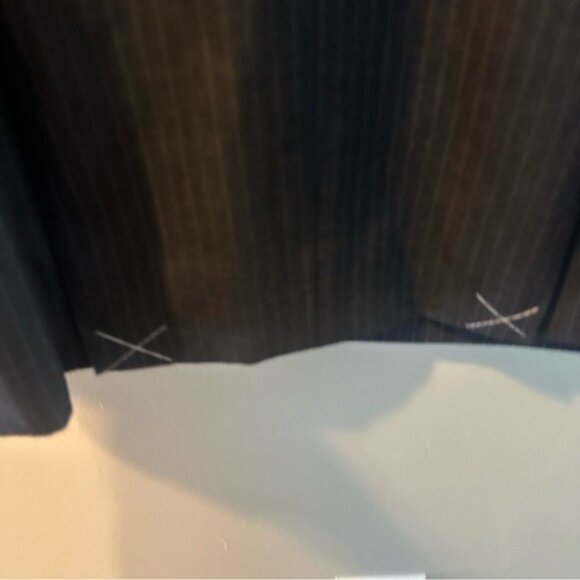 J.Crew Navy Gray Pinstripe Sleeveless Sheath Dress Size 2 NWT - Picture 11 of 13